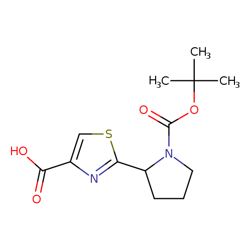 2-(1-(tert-Butoxycarbonyl)pyrrolidin-2-yl)thiazole-4-carboxylic acid
