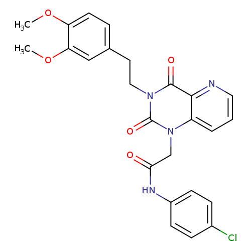 N-(4-chlorophenyl)-2-{3-[2-(3,4-dimethoxyphenyl)ethyl]-2,4-dioxo-1H,2H,3H,4H-pyrido[3,2-d]pyrimidin-1-yl}acetamide