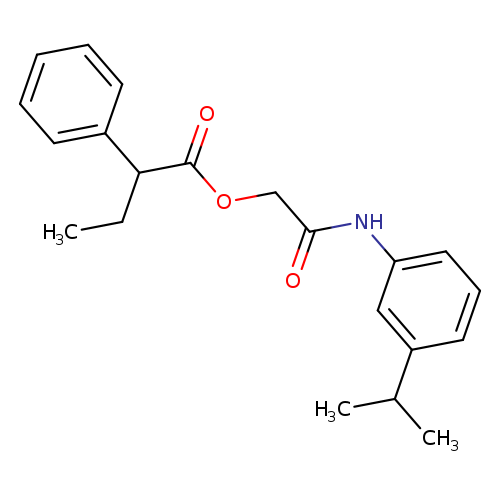 {[3-(propan-2-yl)phenyl]carbamoyl}methyl 2-phenylbutanoate