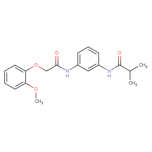 N-(3-{[(2-methoxyphenoxy)acetyl]amino}phenyl)-2-methylpropanamide