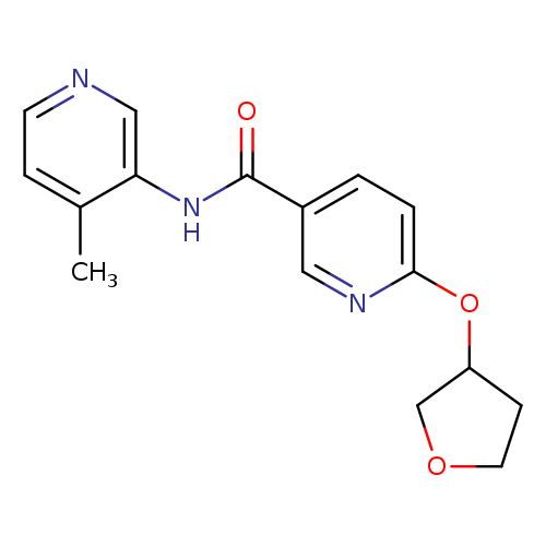 N-(4-methylpyridin-3-yl)-6-(oxolan-3-yloxy)pyridine-3-carboxamide
