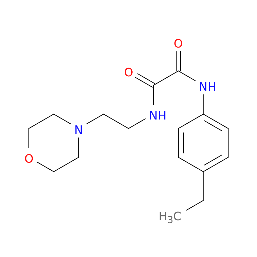 N'-(4-ethylphenyl)-N-[2-(morpholin-4-yl)ethyl]ethanediamide