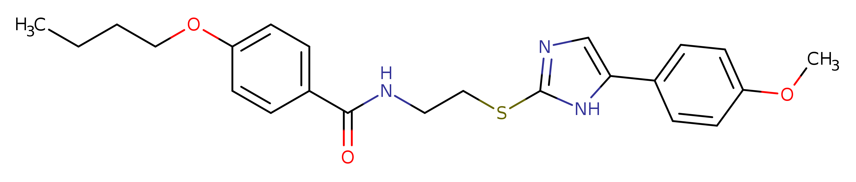 4-butoxy-N-(2-{[5-(4-methoxyphenyl)-1H-imidazol-2-yl]sulfanyl}ethyl)benzamide