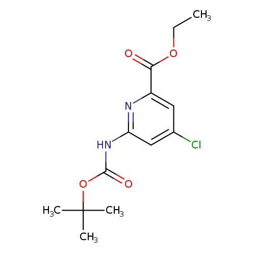 Ethyl 6-((tert-butoxycarbonyl)amino)-4-chloropicolinate