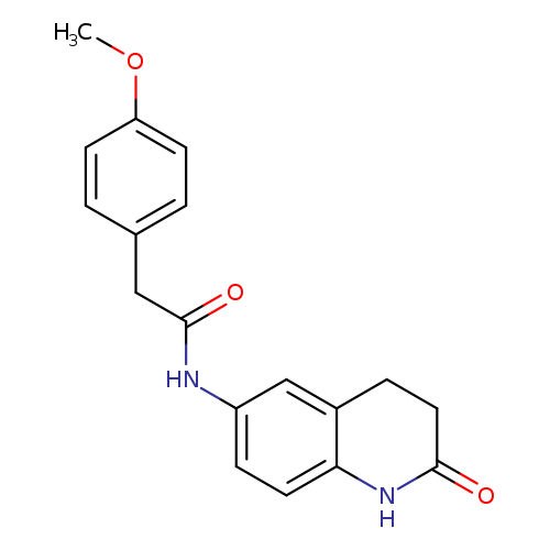 2-(4-methoxyphenyl)-N-(2-oxo-1,2,3,4-tetrahydroquinolin-6-yl)acetamide