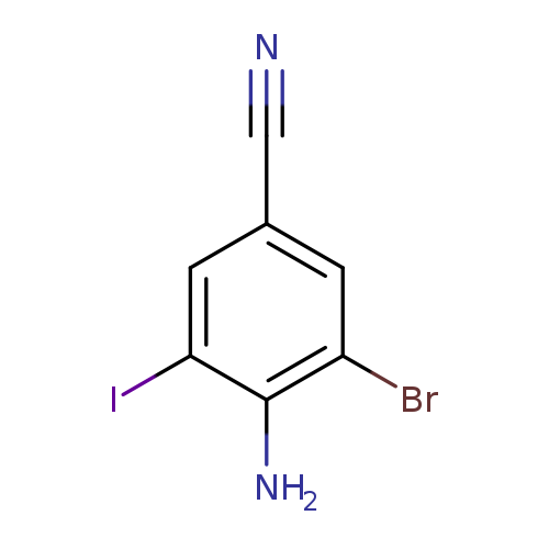 4-Amino-3-bromo-5-iodobenzonitrile
