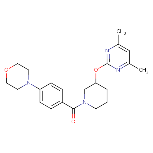 4-(4-{3-[(4,6-dimethylpyrimidin-2-yl)oxy]piperidine-1-carbonyl}phenyl)morpholine