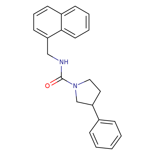 N-[(naphthalen-1-yl)methyl]-3-phenylpyrrolidine-1-carboxamide