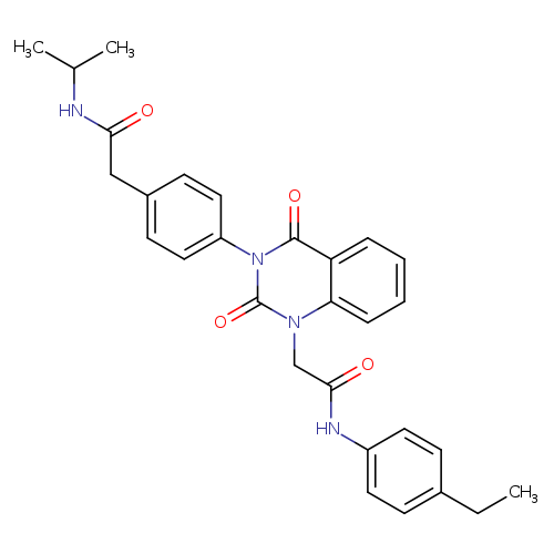 2-[4-(1-{[(4-ethylphenyl)carbamoyl]methyl}-2,4-dioxo-1,2,3,4-tetrahydroquinazolin-3-yl)phenyl]-N-(propan-2-yl)acetamide