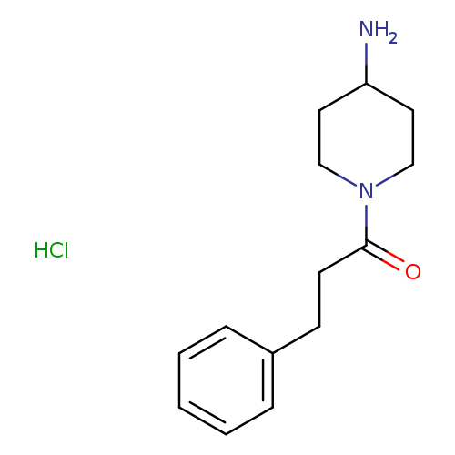 1-(4-aminopiperidin-1-yl)-3-phenylpropan-1-one hydrochloride