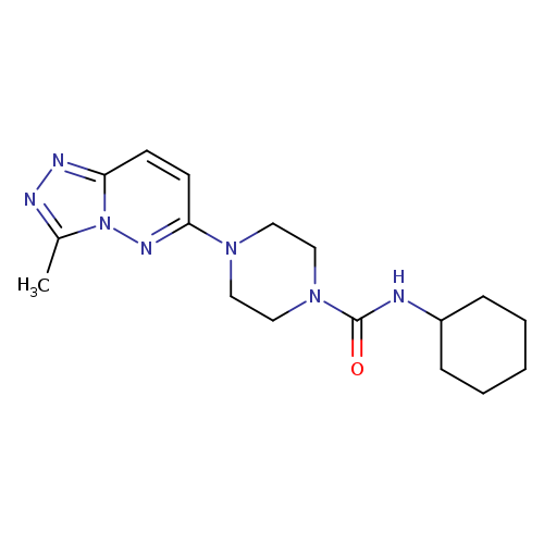 N-cyclohexyl-4-{3-methyl-[1,2,4]triazolo[4,3-b]pyridazin-6-yl}piperazine-1-carboxamide