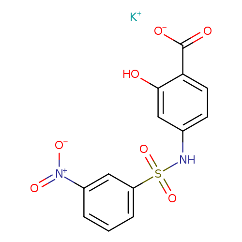 potassium 2-hydroxy-4-(3-nitrobenzenesulfonamido)benzoate