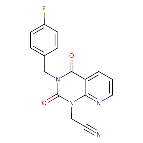 2-{3-[(4-fluorophenyl)methyl]-2,4-dioxo-1H,2H,3H,4H-pyrido[2,3-d]pyrimidin-1-yl}acetonitrile