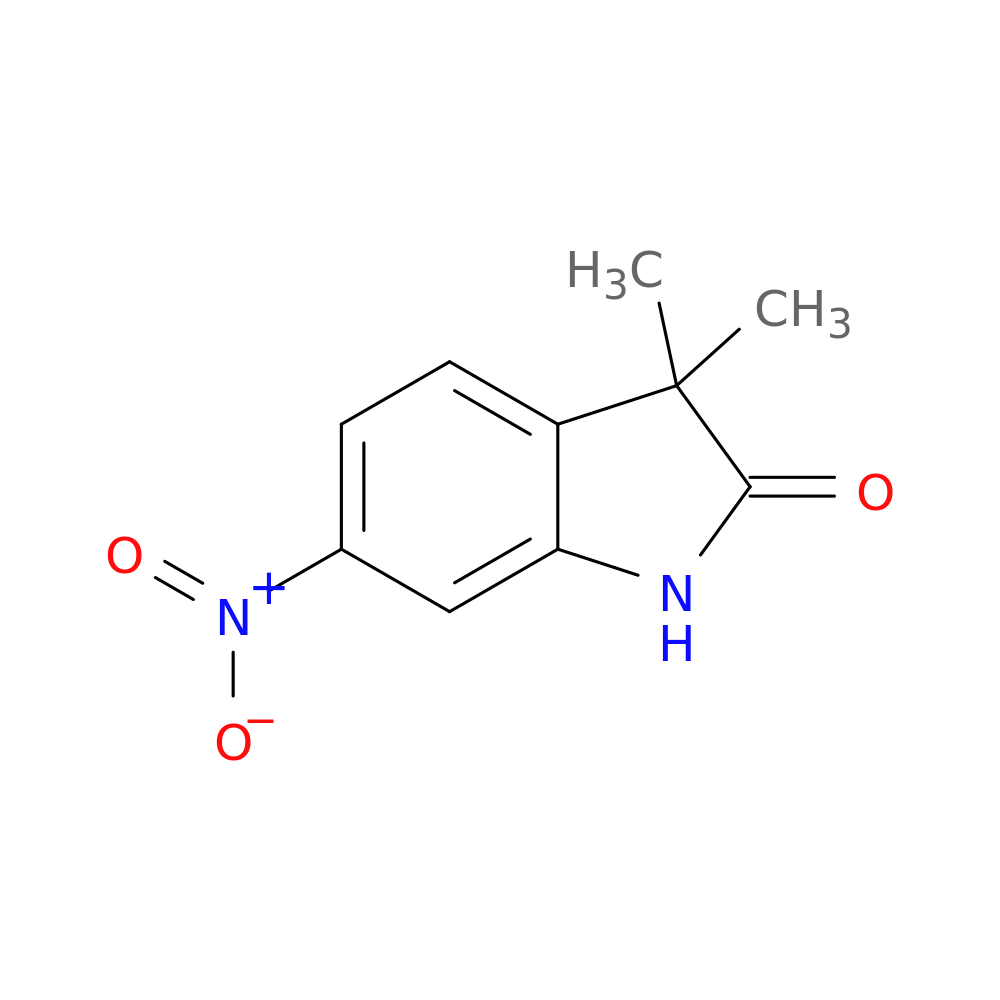 3,3-Dimethyl-6-Nitroindolin-2-One