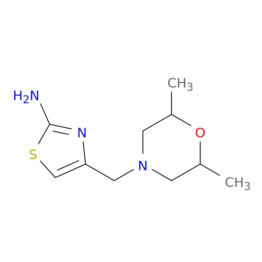 4-[(2,6-dimethylmorpholin-4-yl)methyl]-1,3-thiazol-2-amine