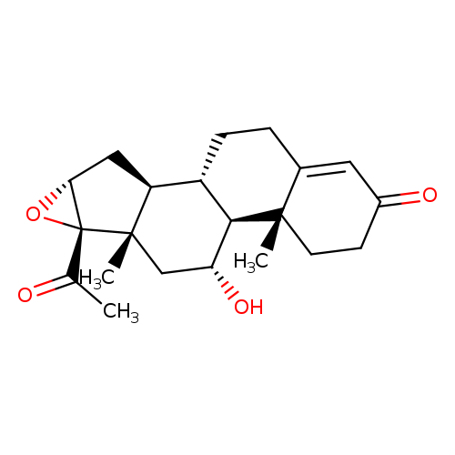 11a-Hydroxy-16,17a-epoxyprogesterone