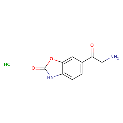 6-(2-aminoacetyl)-2,3-dihydro-1,3-benzoxazol-2-one hydrochloride