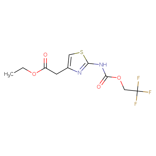 ethyl 2-(2-{[(2,2,2-trifluoroethoxy)carbonyl]amino}-1,3-thiazol-4-yl)acetate