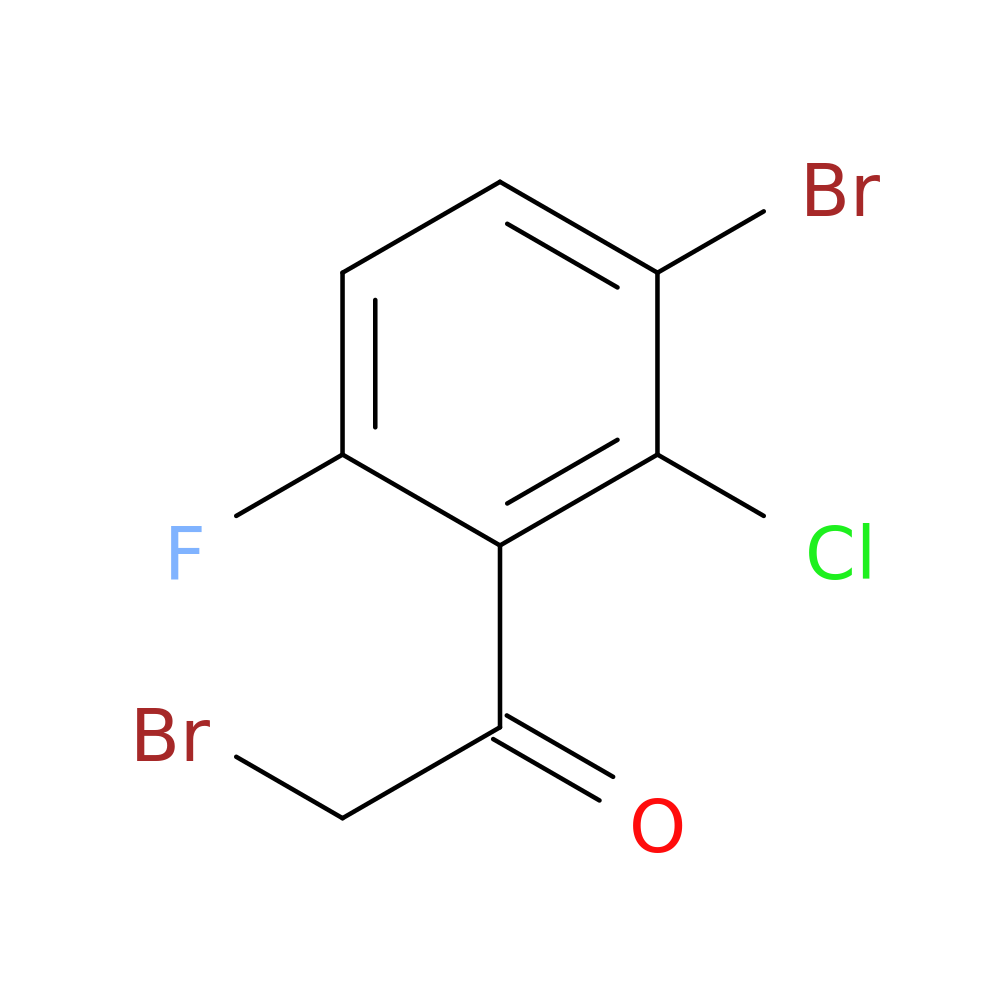 2-Bromo-1-(3-bromo-2-chloro-6-fluorophenyl)ethanone