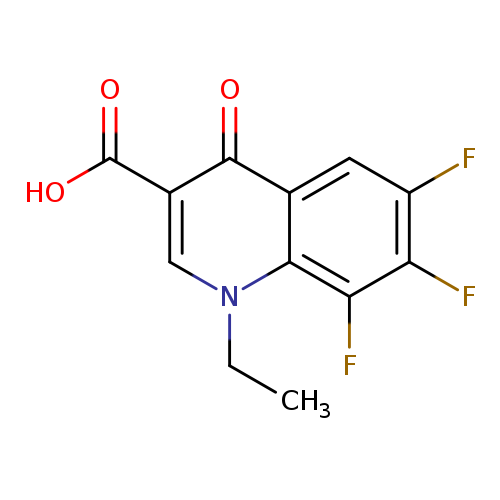 3-​Quinolinecarboxylic acid, 1-​ethyl-​6,​7,​8-​trifluoro-​1,​4-​dihydro-​4-​oxo-