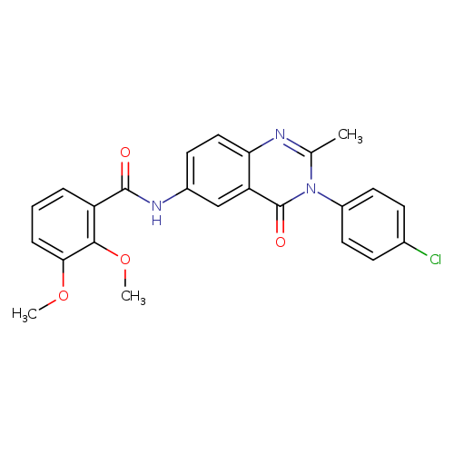 N-[3-(4-chlorophenyl)-2-methyl-4-oxo-3,4-dihydroquinazolin-6-yl]-2,3-dimethoxybenzamide