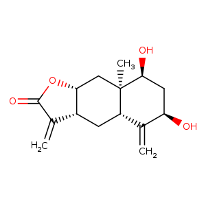 (3aR,4aS,6R,8S,8aR,9aR)-Decahydro-6,8-dihydroxy-8a-methyl-3,5-bis(methylene)naphtho[2,3-b]furan-2(3H)-one