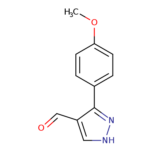 1H-Pyrazole-4-carboxaldehyde, 3-(4-methoxyphenyl)-
