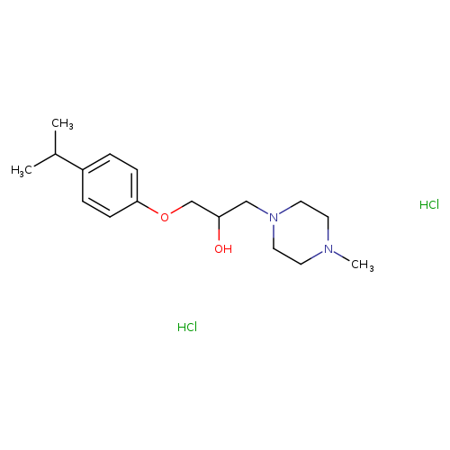 1-(4-ISOPROPYLPHENOXY)-3-(4-METHYLPIPERAZIN-1-YL)PROPAN-2-OL DIHYDROCHLOR+
