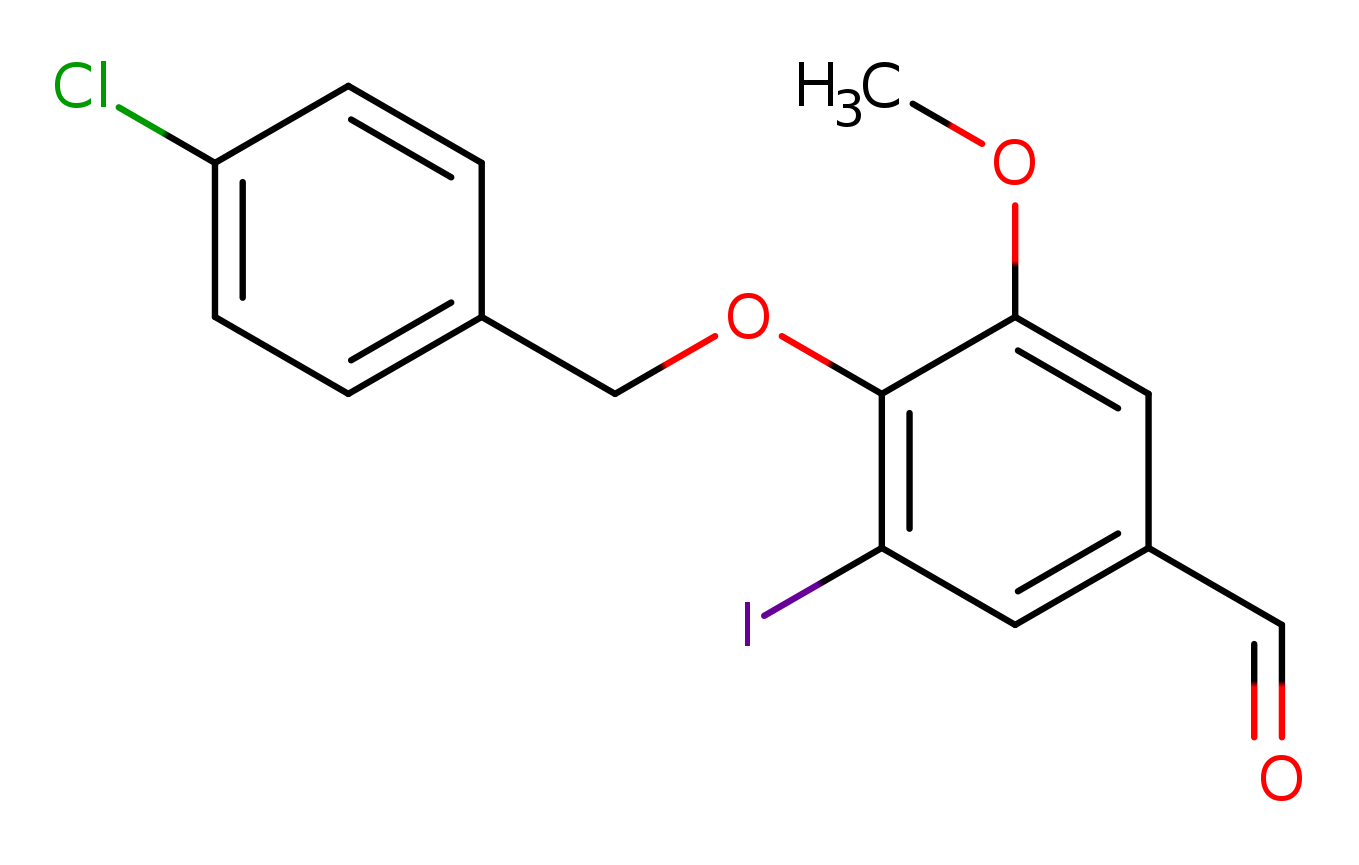 4-[(4-chlorobenzyl)oxy]-3-iodo-5-methoxybenzaldehyde
