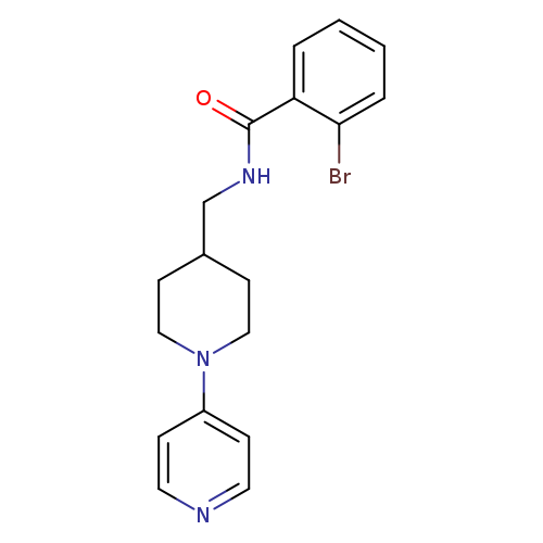 2-bromo-N-{[1-(pyridin-4-yl)piperidin-4-yl]methyl}benzamide