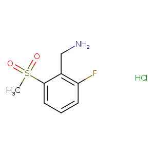 2-Fluoro-6-methanesulfonyl-benzylaminehydrochloride
