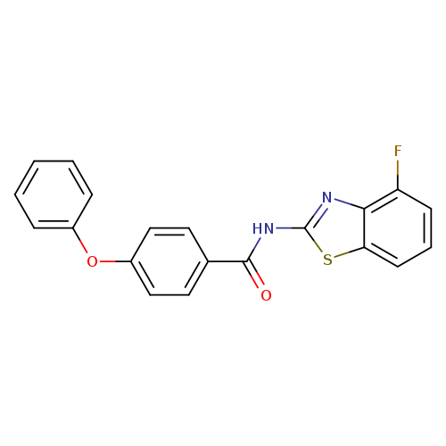 N-(4-fluoro-1,3-benzothiazol-2-yl)-4-phenoxybenzamide