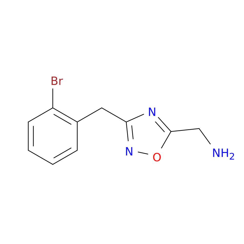 [3-(2-Bromobenzyl)-1,2,4-oxadiazol-5-yl]methanamine
