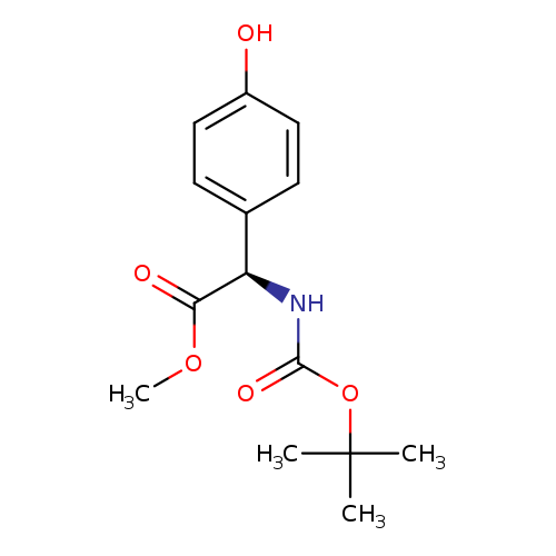(R)-Methyl 2-((tert-butoxycarbonyl)amino)-2-(4-hydroxyphenyl)acetate