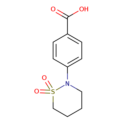 4-(1,1-Dioxido-1,2-thiazinan-2-yl)benzoic acid