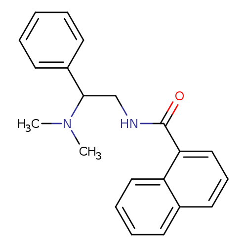 N-[2-(dimethylamino)-2-phenylethyl]naphthalene-1-carboxamide