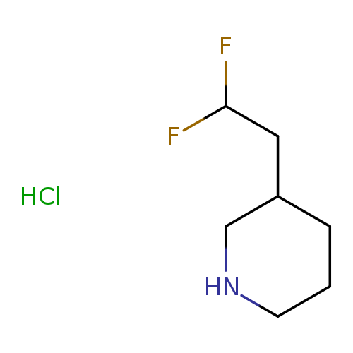 3-(2,2-difluoroethyl)piperidine hydrochloride