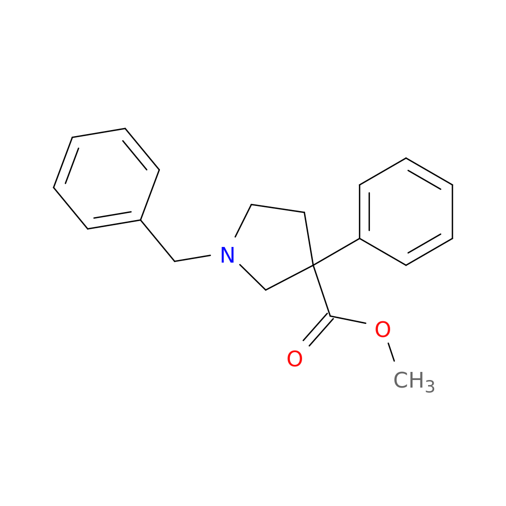 methyl 1-benzyl-3-phenylpyrrolidine-3-carboxylate