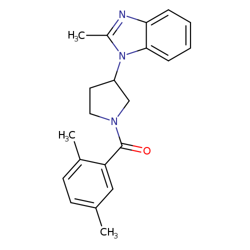 1-[1-(2,5-dimethylbenzoyl)pyrrolidin-3-yl]-2-methyl-1H-1,3-benzodiazole