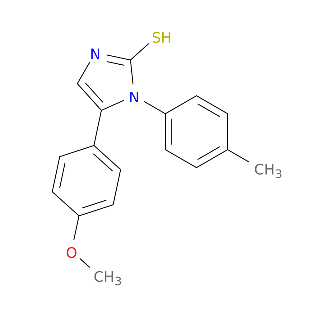 5-(4-Methoxyphenyl)-1-(4-methylphenyl)-1,3-dihydro-2H-imidazole-2-thione