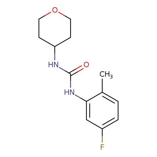3-(5-fluoro-2-methylphenyl)-1-(oxan-4-yl)urea