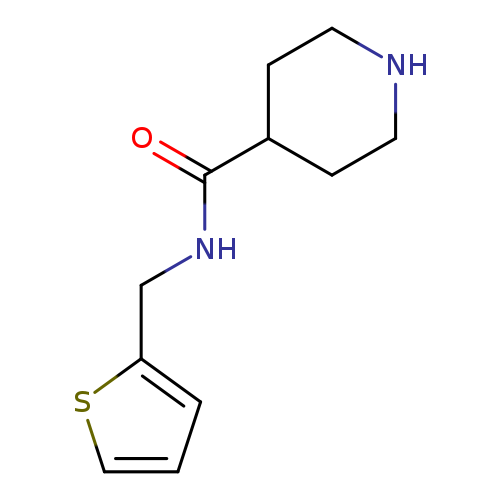 N-(thiophen-2-ylmethyl)piperidine-4-carboxamide