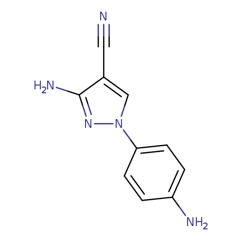 3-amino-1-(4-aminophenyl)-1H-pyrazole-4-carbonitrile