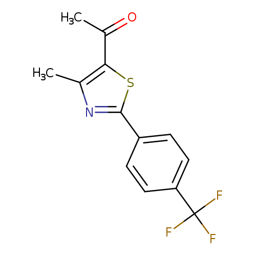 1-[4-Methyl-2-(4-trifluoromethylphenyl)thiazol-5-yl]ethanone