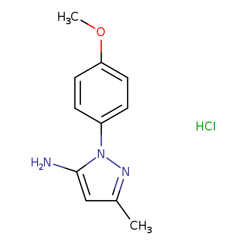 1-(4-methoxyphenyl)-3-methyl-1H-pyrazol-5-amine hydrochloride