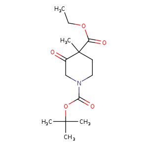 1,4-PIPERIDINEDICARBOXYLIC ACID, 4-METHYL-3-OXO-, 1-(1,1-DIMETHYLETHYL) 4-ETHYL ESTER