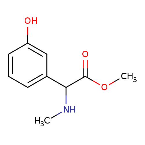 methyl 2-(3-hydroxyphenyl)-2-(methylamino)acetate