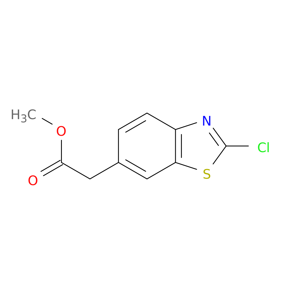 methyl 2-(2-chloro-1,3-benzothiazol-6-yl)acetate