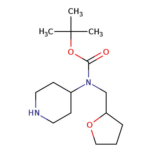tert-butyl N-(oxolan-2-ylmethyl)-N-(piperidin-4-yl)carbamate