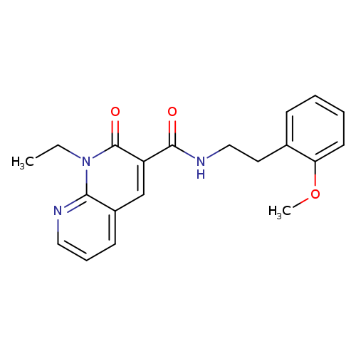 1-ethyl-N-[2-(2-methoxyphenyl)ethyl]-2-oxo-1,2-dihydro-1,8-naphthyridine-3-carboxamide